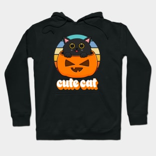 Cute Cat Animal Retro Hoodie